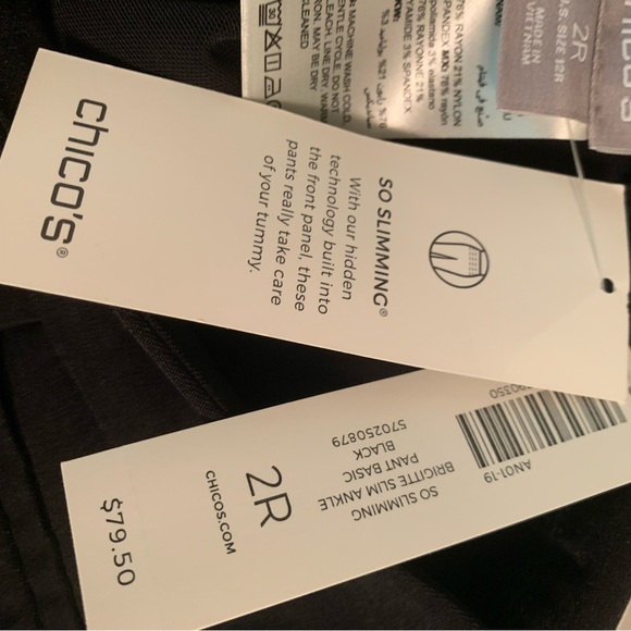 Chico’s black pants - Picture 5 of 6